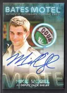 BATES MOTEL 2015 PARALLEL AUTOGRAPH COSTUME CARD #SDBC1 MIKE VOGEL (#1 of 4) - Picture 1 of 3