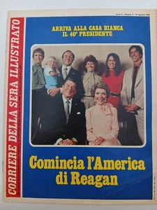 Corriere Della Sera Illustrato N.3 anno 1981 Comincia l'America di Reagan - Picture 1 of 2