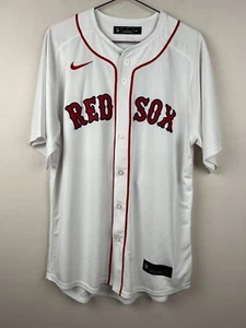$200 Nike Boston Red Sox Garrett Crochet #35 Home Jersey Bianco Uomo Taglia L - Foto 1 di 7