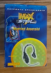 MAX STEEL secret mission headphones NOS Boxed UNTESTED - Picture 1 of 7
