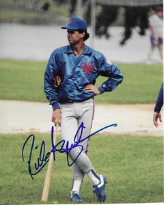 RICK AGUILERA Autographed Signed 8 x 10 Baseball Photo New York Mets COA - Picture 1 of 1