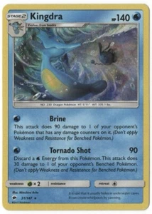 Kingdra - 31/147 - NM - Rare Holo - SM: Burning Shadows - Pokemon TCG - Picture 1 of 2