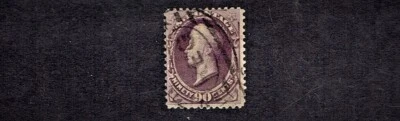 1888 U.S. CLASSIC Regular Issue 90c Purple PERRY Sc#218 Used High Value**^ - Image 1 of 2