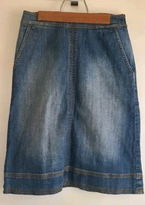 Boden Jean Skirt With Pockets - Picture 1 of 9