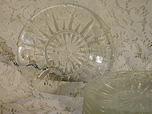 Princess House Crystal Regency 5 Untertassen und 1 Brotteller - Bild 1 von 3