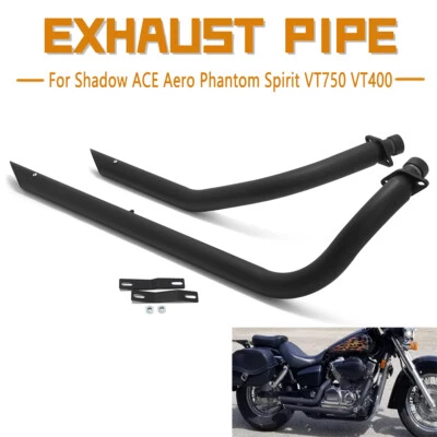 Exhaust Muffler Pipes for Honda VT 750 Shadow Spirit ACE Aero VT400 Complete - Image 1 of 4