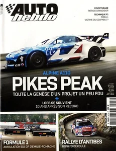 AUTO HEBDO Nr. 2414 24.05.2023 ALPINE A110 PIKE PEAKS RALLYE ANTIBES 24h NÜRBURG - Bild 1 von 1