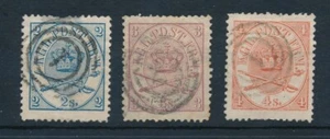 DÄNEMARK (1864-65) #11, #12, #13; PERF 13; GEBRAUCHT; SCV 120 $ - Bild 1 von 2