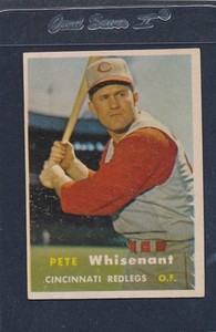 1957 Topps #373 Pete Whisenant Reds EX 57T373-72316-1
