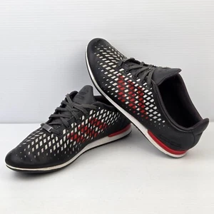 Adidas Mens Porsche 911 SC Cabriolet Black Red Shoes Sneakers US 9.5 UK 9 - Picture 1 of 10