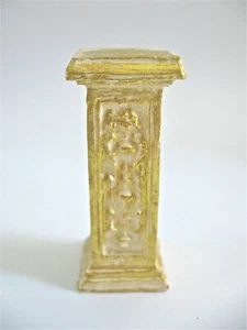 dollhouse doll house miniature PLANT PEDESTAL GOLD LEAF 1:12 SCALE - Picture 1 of 1