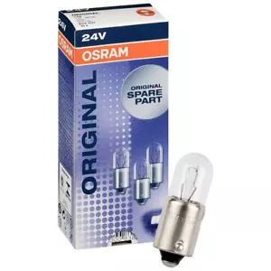 Set of 10 OSRAM Positions Still Light License Plate Lamp 3930 Ba9S T4W 24V 4W - Picture 1 of 5