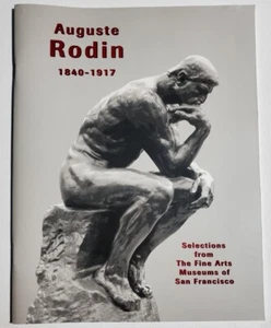 Auguste Rodin Selections from Fine Arts Museums of San Francisco Soft Cover Book - Imagen 1 de 8