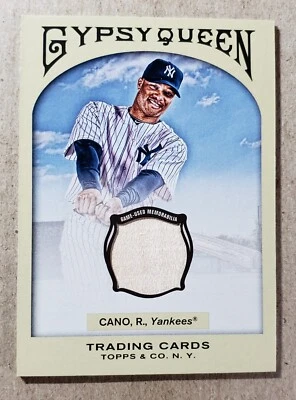 2011 Topps Gypsy Queen Robinson Cano Game Used Bat Relic New York Yankees - Image 1 of 2