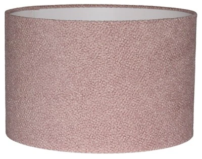 Lampenschirm für Stehlampe, Hängelam Zylinder 13-50 cm E27/E14 Puderrosa AREZZO - Bild 1 von 4