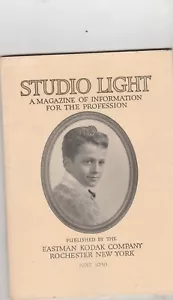 STUDIO LIGHT,"A MAGAZINE OF INFORMATION FOR THE PROFESSION, FROM KODAK,JUNE 1930 - Picture 1 of 1