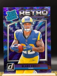 Fútbol Donruss 2024 - Blake Corum - Retro Clasificado Rookie Azul Shock - 10 - Imagen 1 de 2