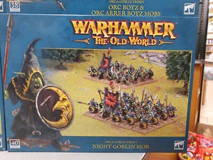 WARHAMMER THE OLD WORLD - ORC & GOBLIN TRIBES NIGHT GOBLINS MOBS - GW ENG - Foto 1 di 1