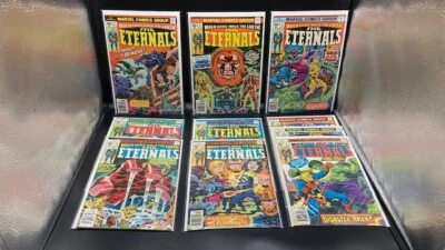 Lote de 10 cómics de Marvel de Eternals (1976) Foto 1 de 4