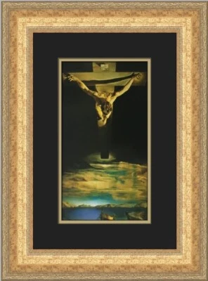 Salvador Dalí Cristo de San Juan en la Cruz Estampado Enmarcado Personalizado Foto 1 de 2