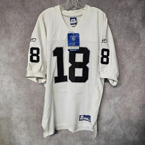 NWT Vintage Reebok Authentic NFL Oakland Raiders Randy Moss 18 Jersey Mens 48 XL - Picture 1 of 10