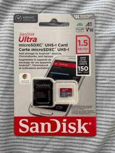 SanDisk 1,5 To Ultra microSDXC UHS-I - Photo 1 sur 2