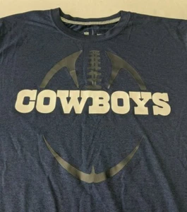 NIKE DALLAS COWBOYS Football T-Shirt Dri-Fit NFL Team Apparel S/S Uomo Taglia XL - Foto 1 di 7
