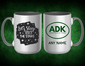ADIRONDACK MOUNTAINS GESCHENK: SCHLAF UNTER STERNEN 15 OZ KAFFEETASSE - Bild 1 von 1