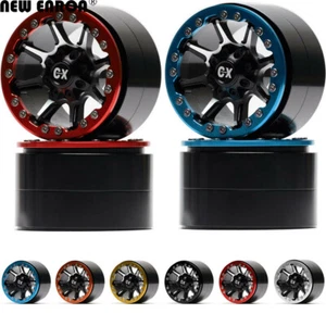 RC 1/10 2.2" Alloy 8 Spoke Beadlock Wheel Rim For AXIAL SCX10 90046 TRX4 D90 RGT - Picture 1 of 36