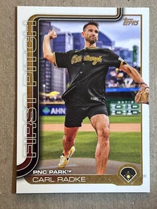 2025 Topps Series 1 - Carl Radke - First Pitch - Pittsburgh #FP-6 - Picture 1 of 2