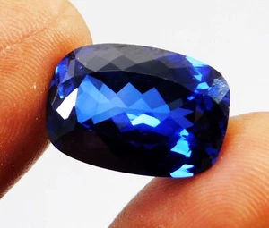 Extremely Rare & Flawless 13.50 CT Natural Benitoite Loose Gemstone Certified @ - Picture 1 of 8