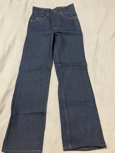 Vintage LEVIS 416-0617 Saddleman Boot Jeans Boys Size 10 Slim ORANGE TAB -READ- - Picture 1 of 8