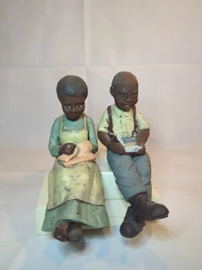 Lote De 2 Figuras De Colección Sarah's Attic Hattie & Jake Edición Limitada - Imagen 1 de 15