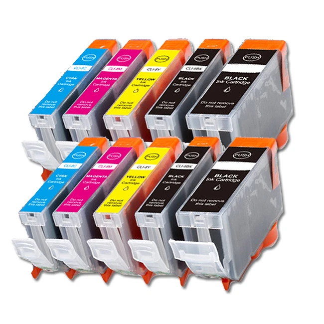 10 New Replacement Ink Set for Canon Pixma PGI-5BK CLI-8 MP500 MP530 MP600 MP610 - Image 1 of 1