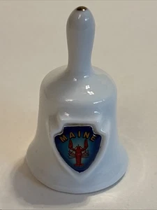Lipco EE. UU. Estado Porcelana Souvenir Bell-Maine seminuevo Estilo 1 - Imagen 1 de 8