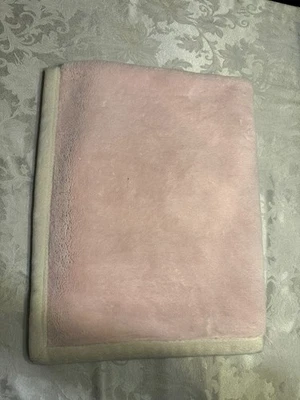 MANTA PARA NIÑOS DE GRANERO DE CERÁMICA rosa marfil peluche 30x40 suave reversible tiro para niños pequeños Foto 1 de 4
