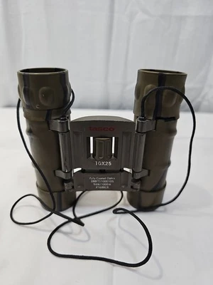 Camouflage Tasco 10x25 Essentials Compact Binoculars #168BCR - Image 1 of 4