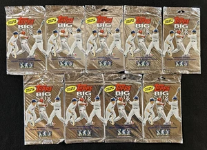 2008 Topps Big Stix Stickers Pack LOT of 9 - SEALED - Picture 1 of 2