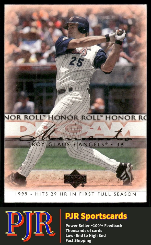 Troy Glaus 2002 Upper Deck Honor Roll #80 Anaheim Angels - Image 1 of 2