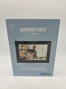 Facebook Portal Mini Smart Speaker - Black, 8" *New Sealed* - Picture 1 of 3
