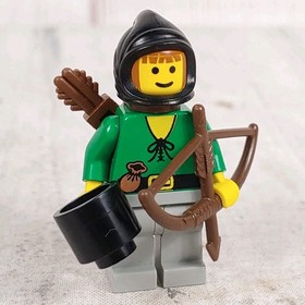 Lego Dark Forestman 3 Minifigure w/ Quiver + Bow - Castle 6024 6079 cas008