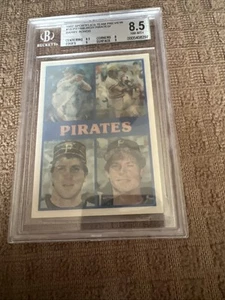 1987 SportsFlics Team Preview w/ Logo Trivia - PITTSBURGH PIRATES Beckett 8.5 - Picture 1 of 4