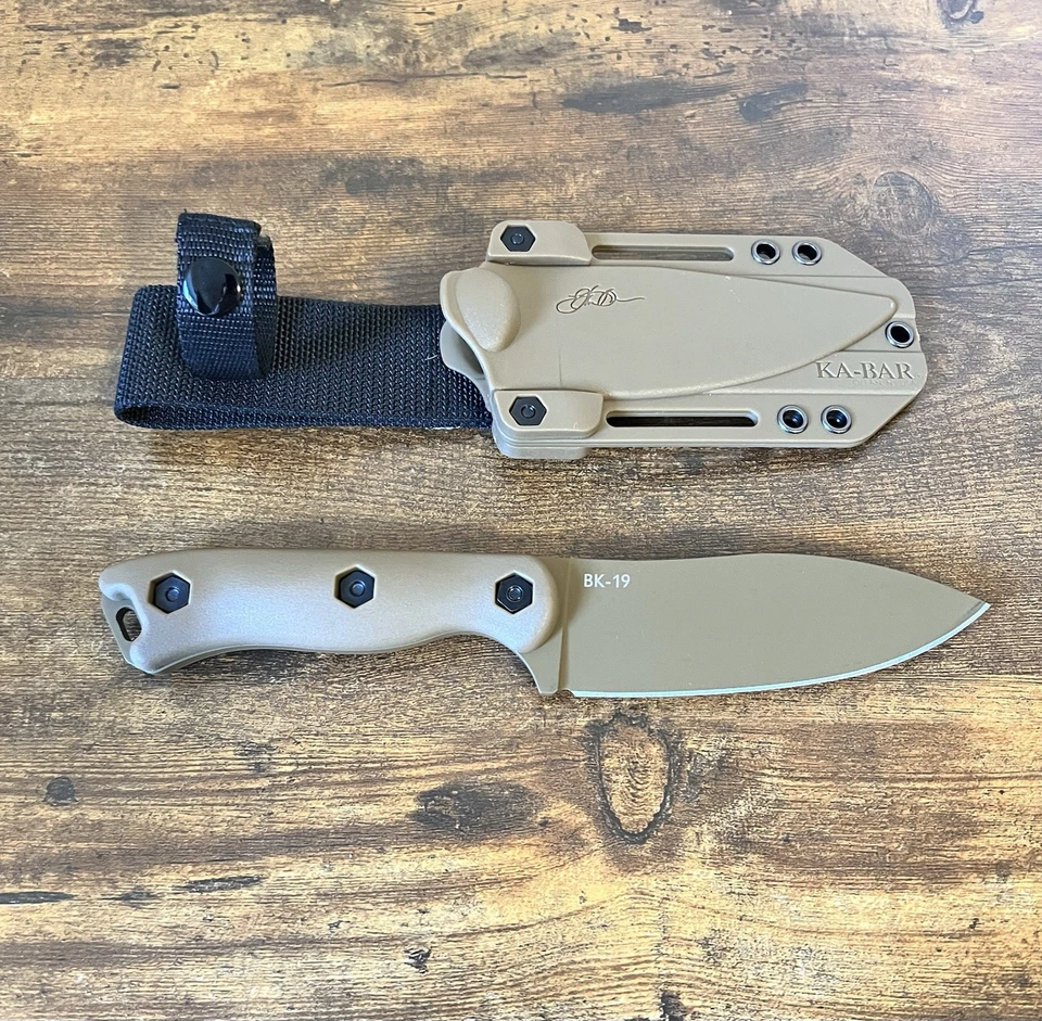 Novo * KA-BAR BK19 * Becker Nessmuk Outdoor / Lâmina de caça - Imagem 1 de 3