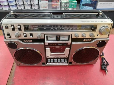 AIWA CS-80 Vintage Boombox Estéreo Radio Cassette Grabadora Ghettoblaster USADO F/S Foto 1 de 4