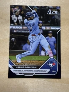 2025 MLB ALDS  Topps NOW 872  VLADIMIR GUERRERO JR 4TH PS HR BLUE JAYS BLACK /10 - Picture 1 of 3