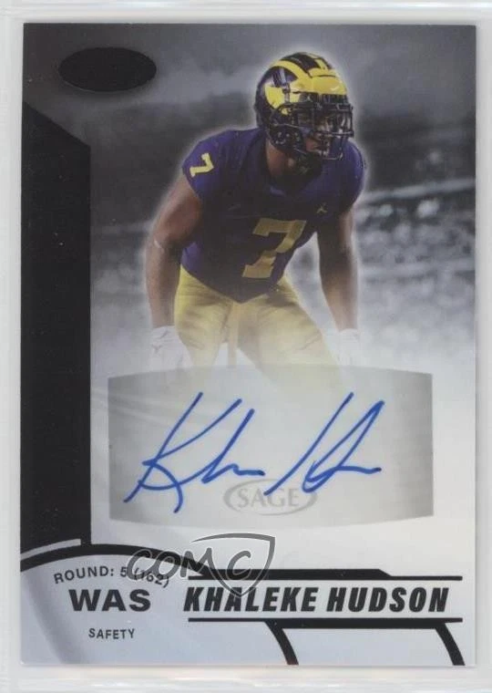 2020 Sage Aspire Black Khaleke Hudson #ASP-35B Auto - Image 1 of 2