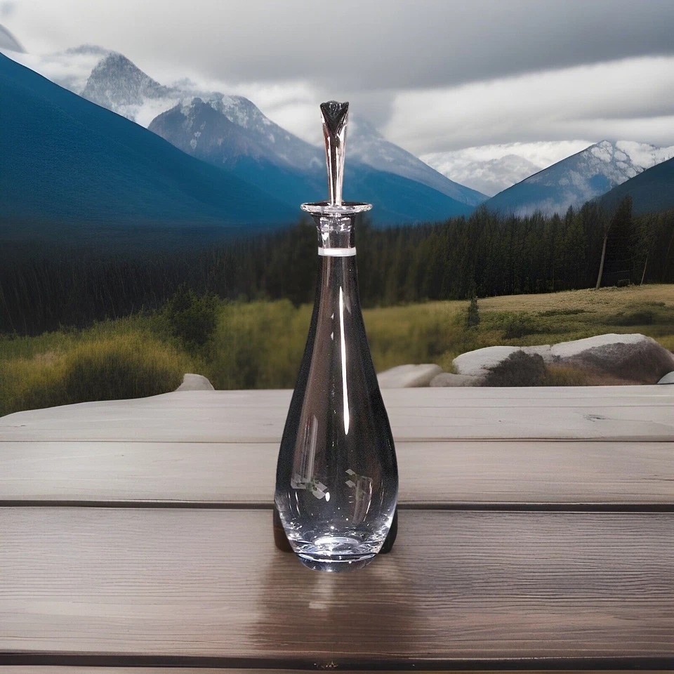 宝格丽 Rosenthal 水晶葡萄酒醒酒器 带华丽钻石形状塞 17 — 第 1/4 张图片