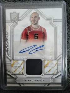 2023-24 Topp ROYALTY ALEX CARUSO 01/25 RELIC SIGNATURES.  Auto/GAME WORN PATCH - Bild 1 von 3