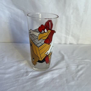 Marc Antony & Foghorn Leghorn Doghouse 1976 Rare West Coast Pepsi Promo Glass - Picture 1 of 7