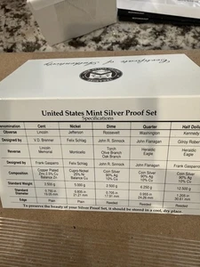 1996-S "Plata" EE. UU. Juego de prueba -Juego de prueba de gemas en paquete original - Imagen 1 de 6